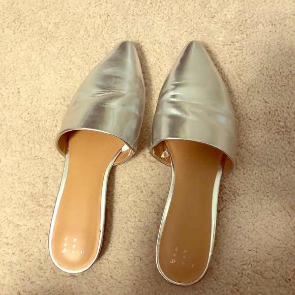 a new day Shoes - Silver Mules